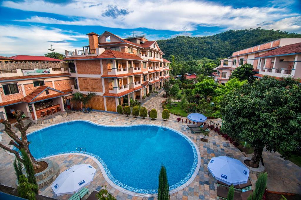 Außenansicht des Mount Kailash Resort